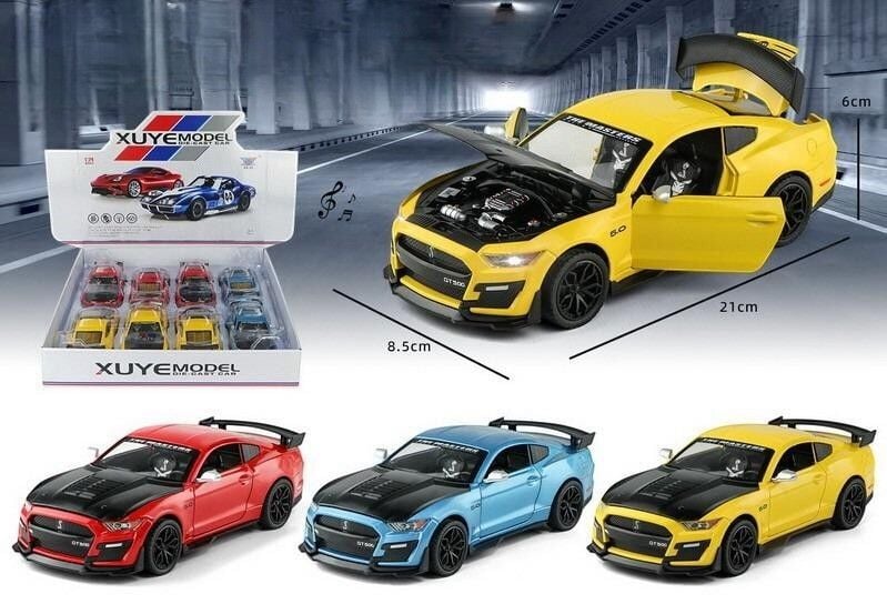 KZL-K240B1 CEKBIRAK 1:24 ISIK+MUZIK FORD MUSTANG 32