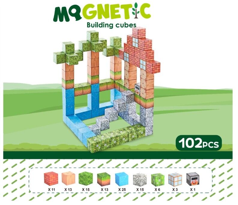 SEH-SH59843 MAGNET KUP YAPI BLOK SETI 102 PRC 36