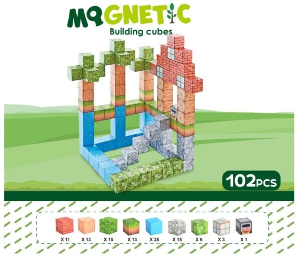 SEH-SH59843 MAGNET KUP YAPI BLOK SETI 102 PRC 36
