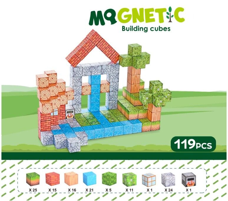 SEH-SH59844 MAGNET KUP YAPI BLOK SETI 119 PRC 30