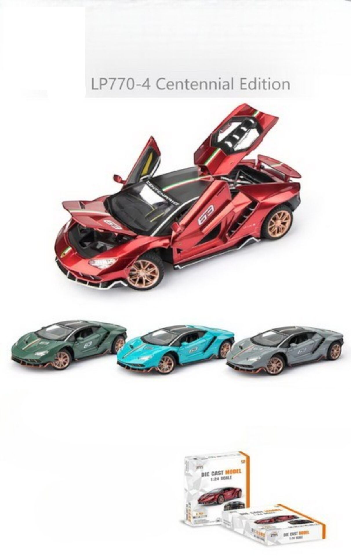 KZL-DC24282 LAMBORGHINI LP770-4 1:24 ISIKLI SESLI  32