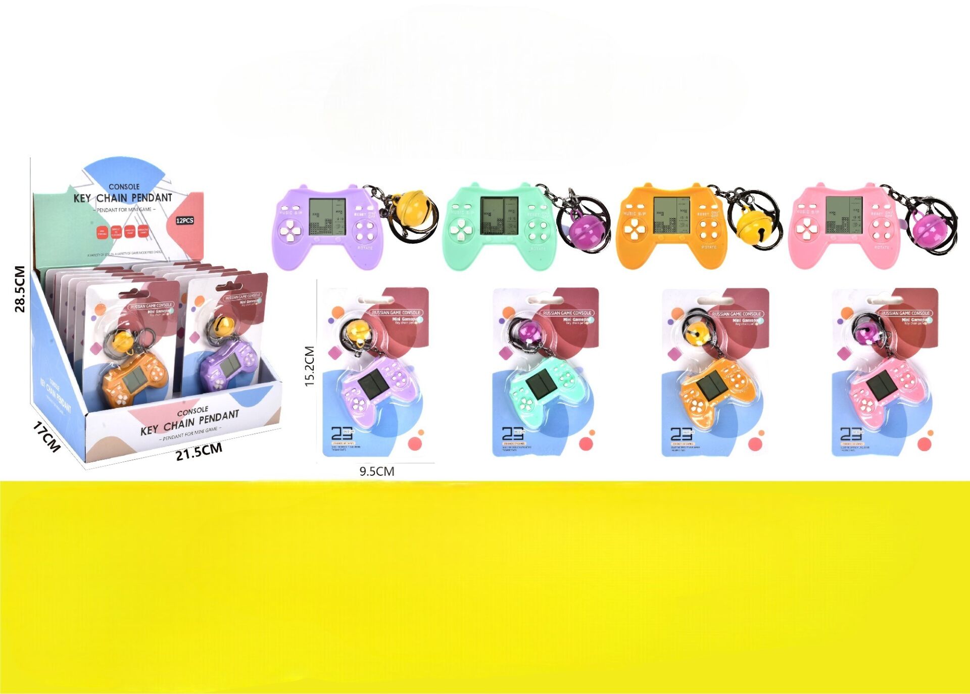 KZL-LZ8804 ANAHTARLIK TETRIS 12 LI STANDLI  216