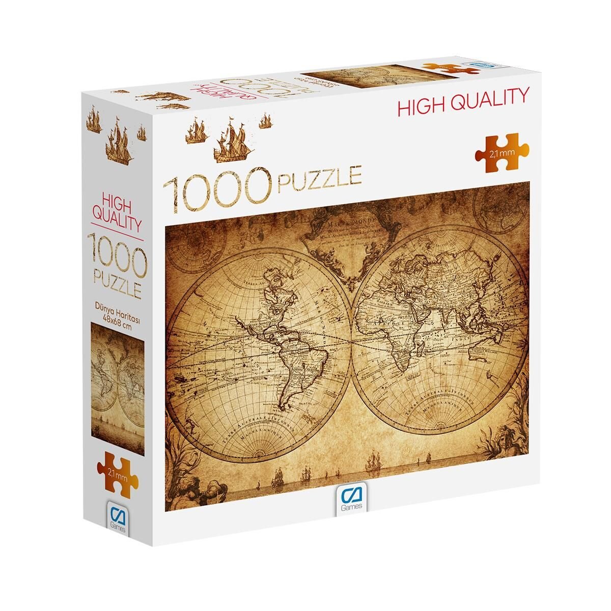 CAO-7037 DUNYA HARITASI 1000 PARCA PUZZLE 12