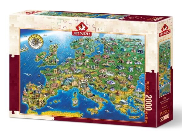 HD-5484 ART PUZZLE 2000 PRC. DUNYA HARIKALARI