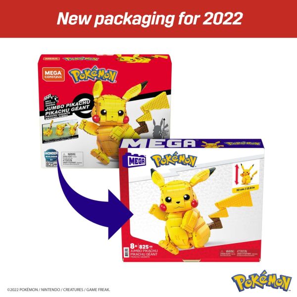 MATE-FVK81 MEGA POKEMON JUMBO PIKACHU FIGURU 1