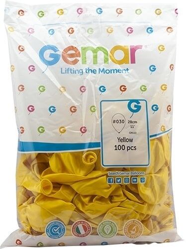 ERB-MET-SARI GM110/30 METALIK SARI BALON 100 LU 50