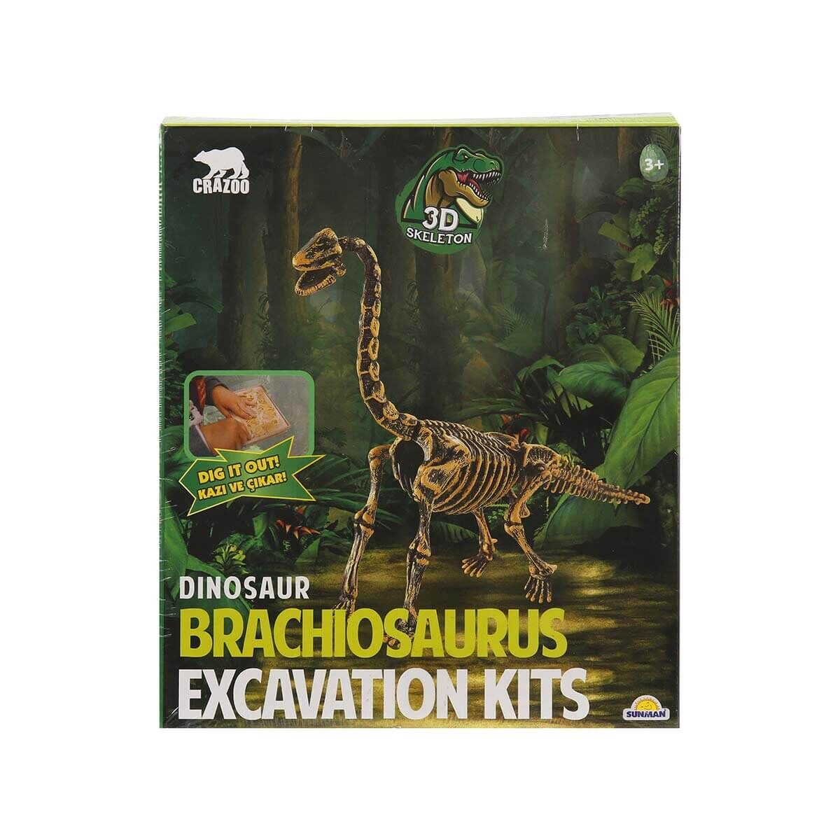 SUN-S00003561 KAZI SET 3D DINOZOR BRACHIOSAURUS 36