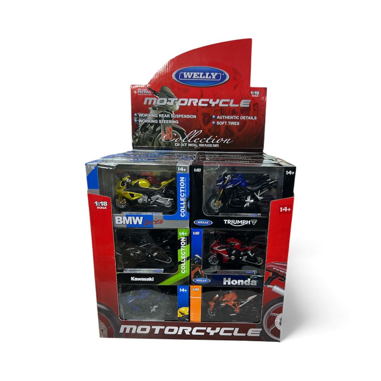 KT-19660-24PWS-2 WELLY 1.18 MOTOR 6 ASORTI  48