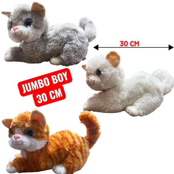 KZL-2309035 PELUS 30CM JUMBO KEDI MIYAVLIYAN 48