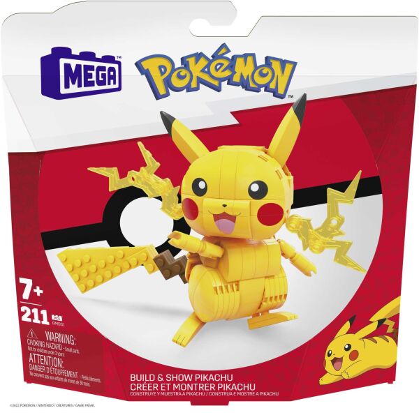 MATE-GMD31MEGA POKEMON YAP VE OYNA FIGURLER PIKACHU 5